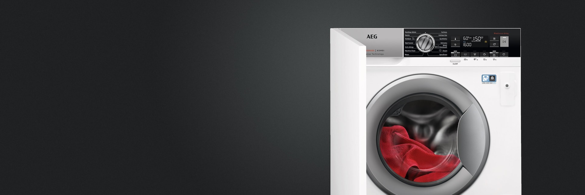 Εντοιχιζόμενα πλυντήρια στεγνωτήρια της AEG